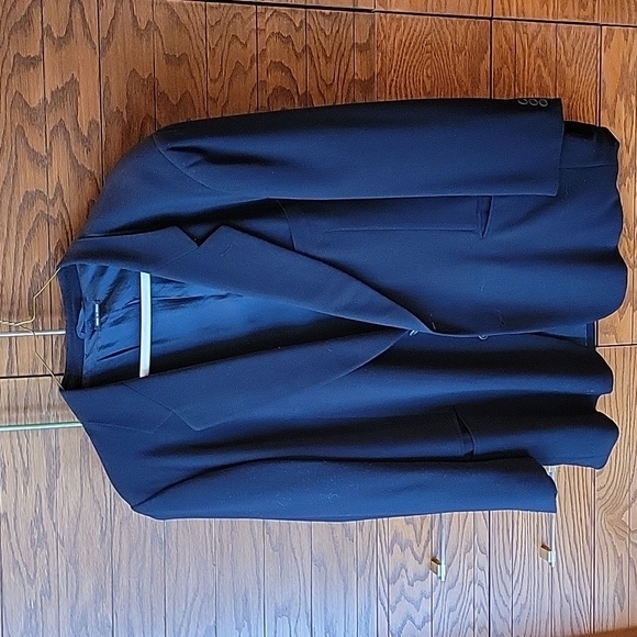 Giorgio Armani Black Label navy suit